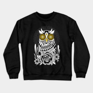 Golden Eyes Owl Crewneck Sweatshirt